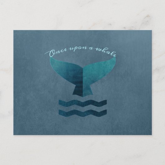 walvis briefkaart (Voorkant)