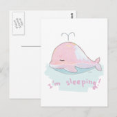 walvis briefkaart (Voorkant / Achterkant)