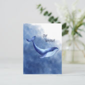 Walvis Briefkaart (Staand voorkant)
