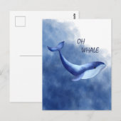 Walvis Briefkaart (Voorkant / Achterkant)