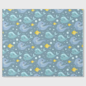 walvis cadeaupapier (Vlak)