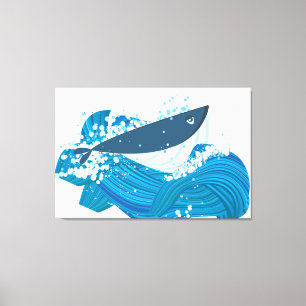 walvis canvas afdruk