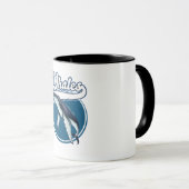 Walvis cartoon logo mok (Voorkant rechts)