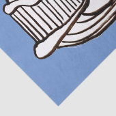 Walvis cartoon tissuepapier (Detail)