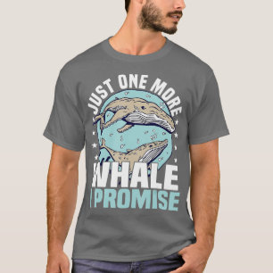 walvis die nog maar één walvis bekijkt die ik hoop t-shirt