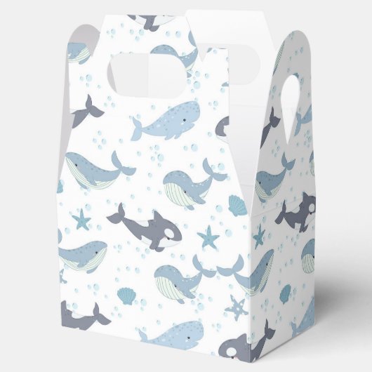 walvis en vulwalvis bedankdoosjes (Geopend)