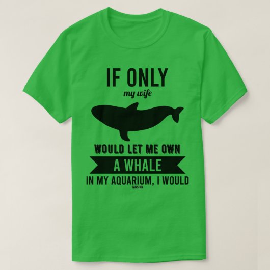 Walvis gezegde t-shirt (Design voorkant)