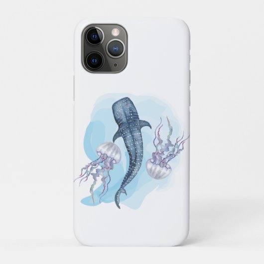 Walvis Haai. Waterverf Case-Mate iPhone Case (Achterkant)