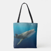 Walvis Haai Zwemmen Draagtas (Achterkant)