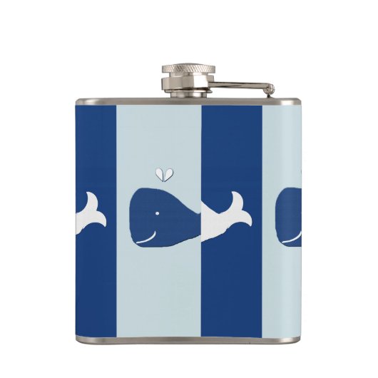 walvis heupfles (Achterkant)