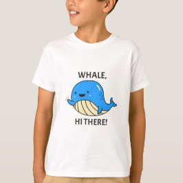 Walvis hoi daar, kinder basis T-shirt