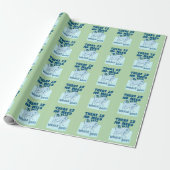 Walvis Hond grappig wezen Cadeaupapier (Uitgerold)