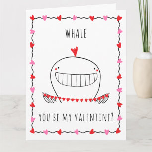 Walvis Jij Mijn Valentijn Grappige Valentijnsdag Kaart