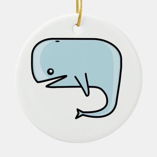 Walvis Keramisch Ornament (Voorkant)