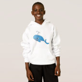 walvis - Kinderen Pullover Hoodie (Voorkant volledig)