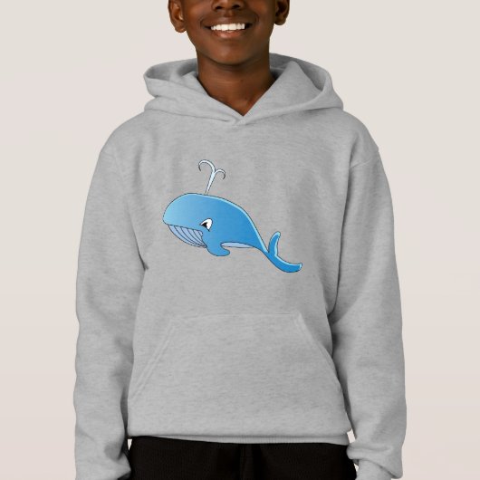 walvis - Kinderen Pullover Hoodie (Voorkant)