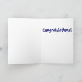 Walvis klaar! Gefeliciteerd kaart (Binnen)