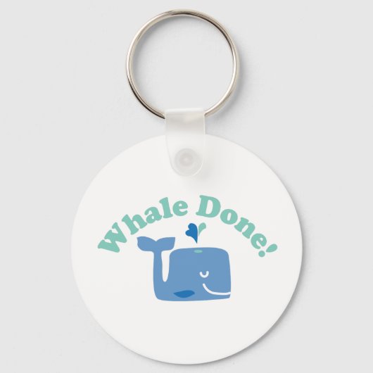 Walvis klaar! sleutelhanger (Voorkant)