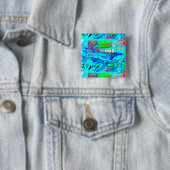 walvis magnet vierkante button 5,1 cm (In situ)