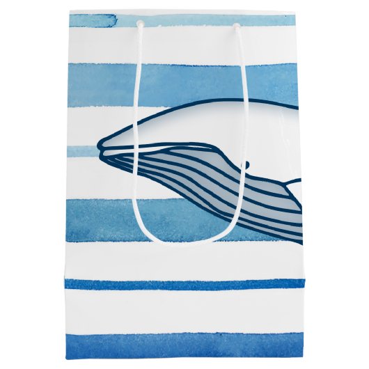 walvis medium cadeauzakje (Achterkant)