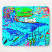 walvis mousepad muismat (Voorkant)