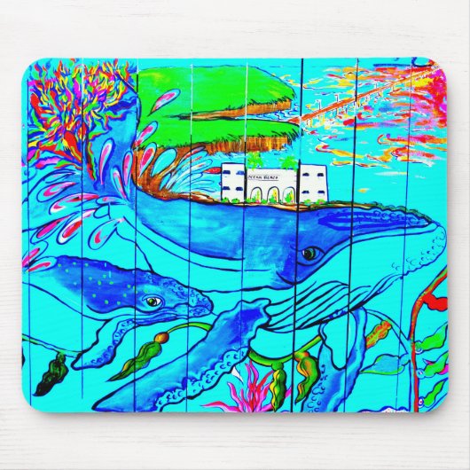 walvis mousepad muismat (Voorkant)
