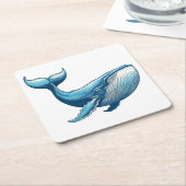 Walvis Nautisch Onderzetter (Schuin)