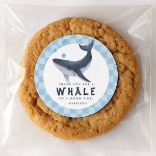 Walvis Onder De Zee Oceaan Dank Je Favoriet Ronde Sticker