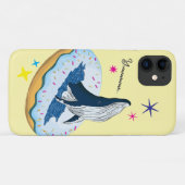 walvis op donut-hoesje Case-Mate iPhone case (Achterkant (horizontaal))