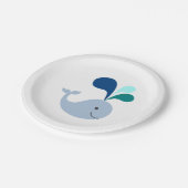 walvis papieren bordje (Gekanteld)