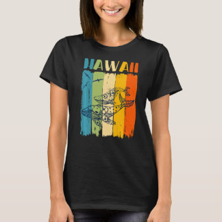 Walvis Retro Hawaii Hawaii Bijpassende Beste Vrien T-shirt