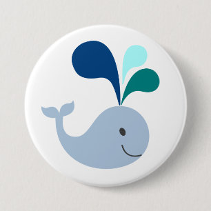 walvis ronde button 7,6 cm