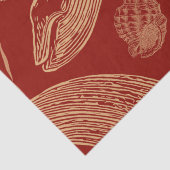  walvis rood tissuepapier (Detail)