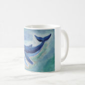 Walvis Schilderij Koffiemok (Voorkant rechts)