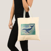 Walvis Schilderij Tote Bag (Voorkant (product))