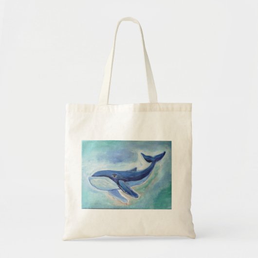 Walvis Schilderij Tote Bag (Voorkant)