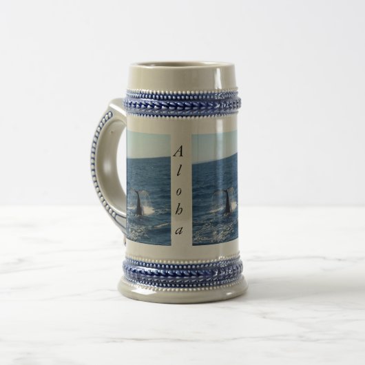 walvis-staart bierpul (Voorkant links)