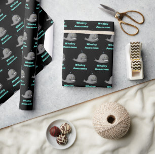 Walvis Super Grappig Walvis Pun Design Cadeaupapier