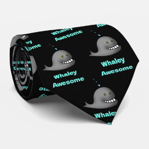 Walvis Super Grappig Walvis Pun Design Stropdas