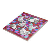 walvis tegeltje (Zijkant)