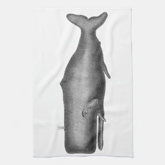 walvis theedoek (Verticaal)