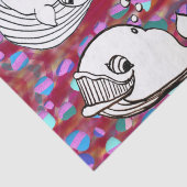 walvis tissuepapier (Detail)