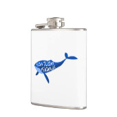 walvis van de San Juan-eilanden Heupfles (Links)