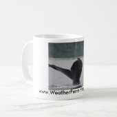 walvis van de staart koffiemok (Voorkant links)