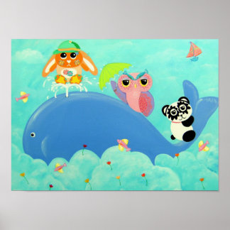 walvis van een tijd poster