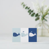 walvis visitekaartje (Staand voorkant)