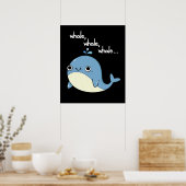 walvis, walvis, walvis poster (Keuken)