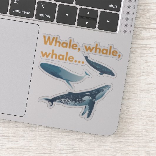 walvis, walvis, walvis sticker (Detail)