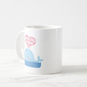 Walvis Zal Jij Van Mij Zijn Schattige Liefdesverkl Koffiemok (Voorkant links)