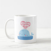 Walvis Zal Jij Van Mij Zijn Schattige Liefdesverkl Koffiemok (Links)